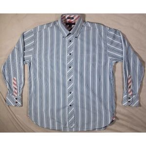 Tommy Hilfiger Striped Long Sleeve 80’s 2 Ply